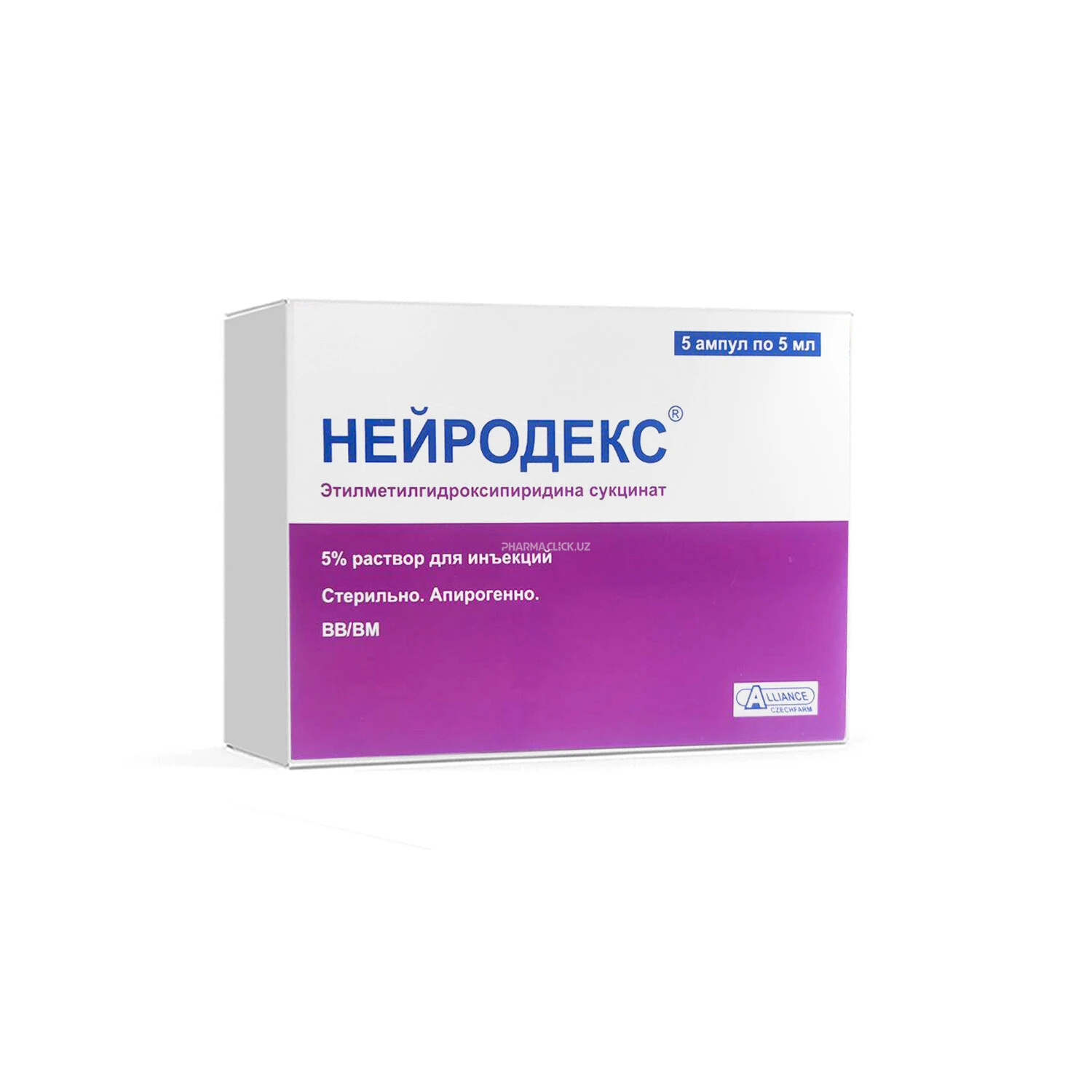 Нейродекс  5% р-р д/ин,5 мл амп №5