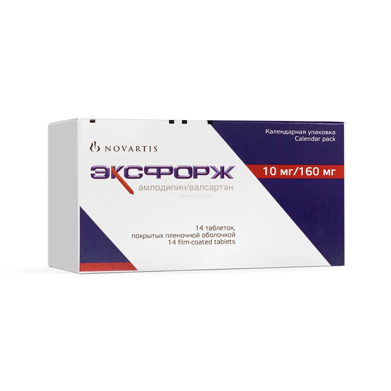 Эксфорж таб. 10/160мг №14