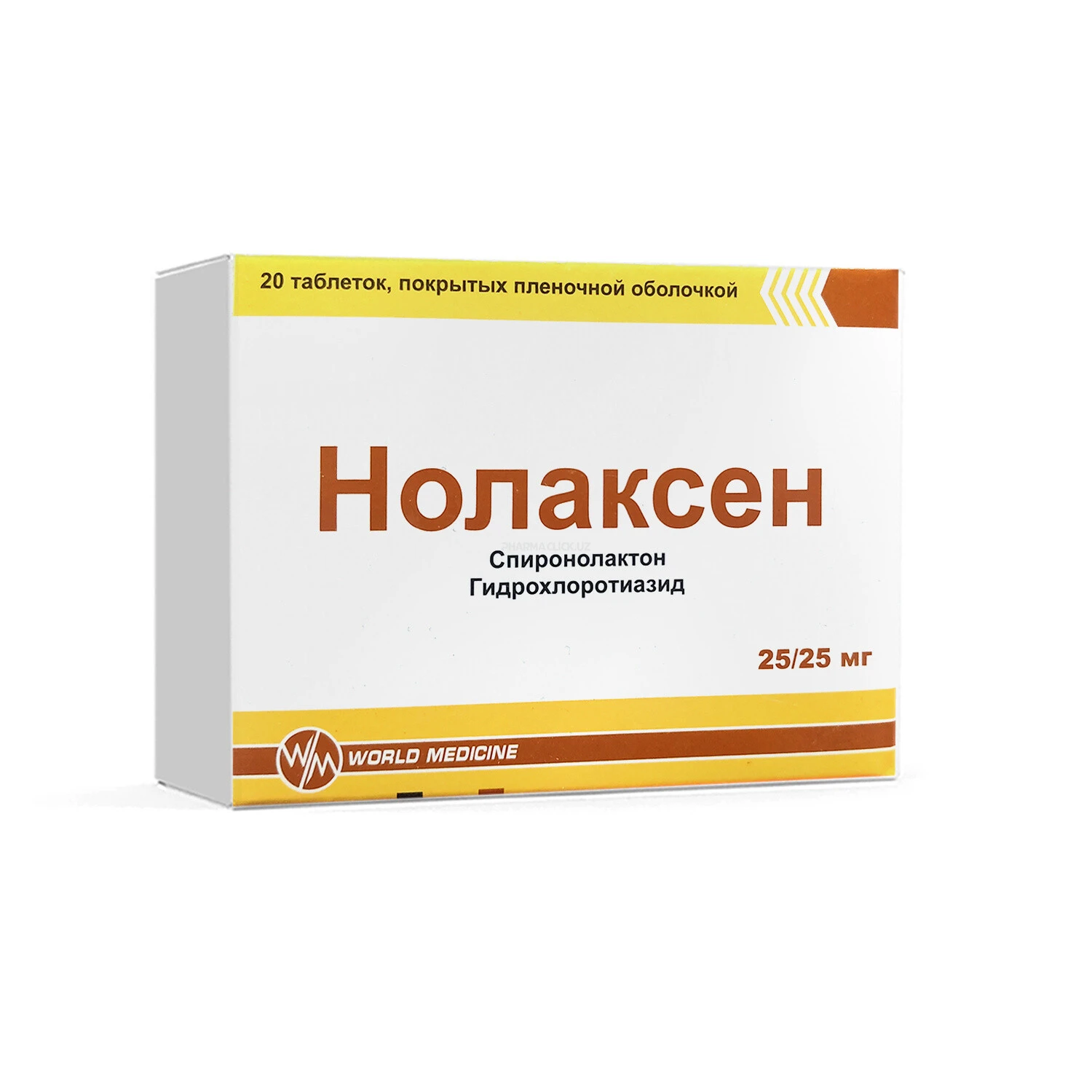 Nolaksen tab. 25mg/25mg №20