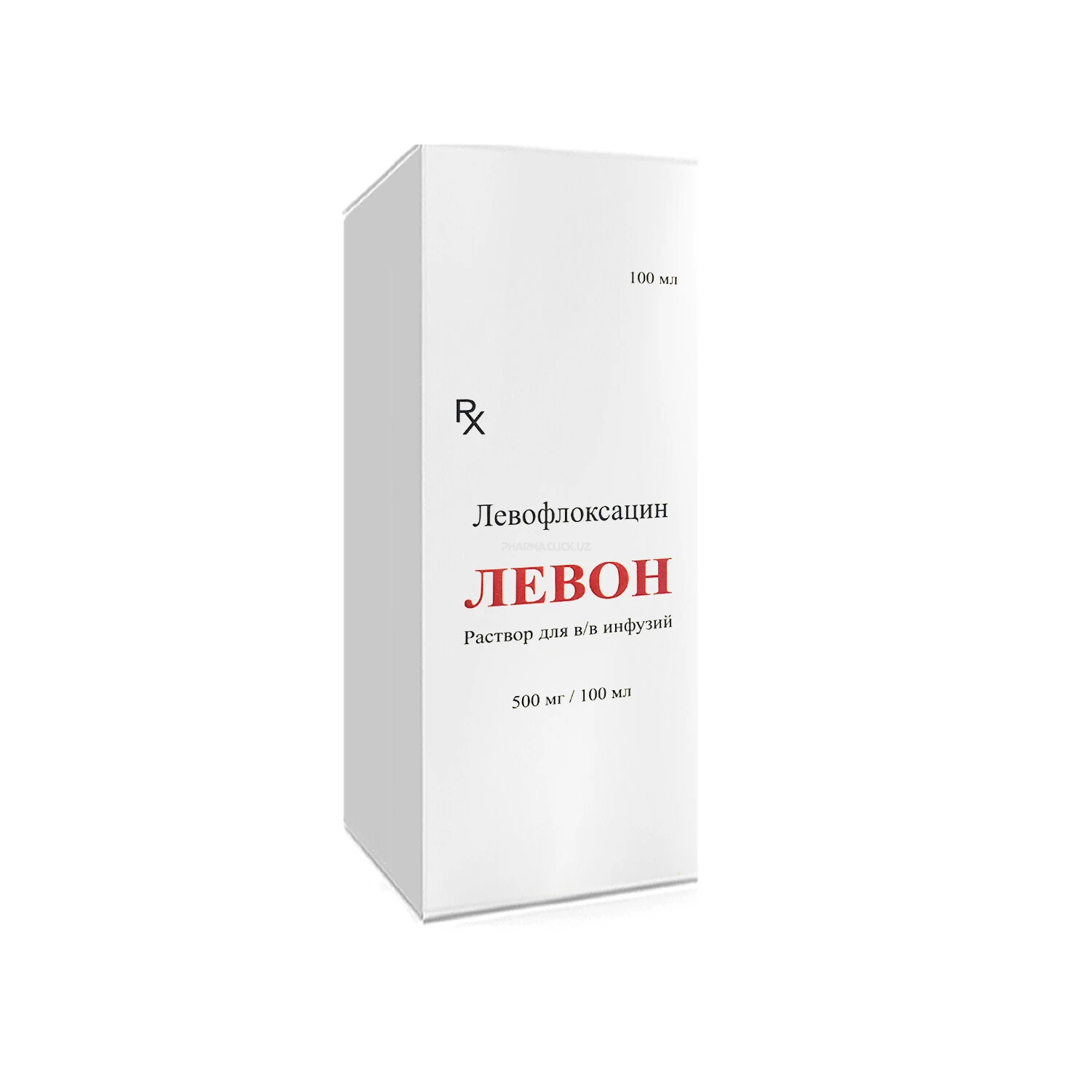 Левон р-р д/внутривенн. инфуз.500 мг/100 мл  по 100 мл
