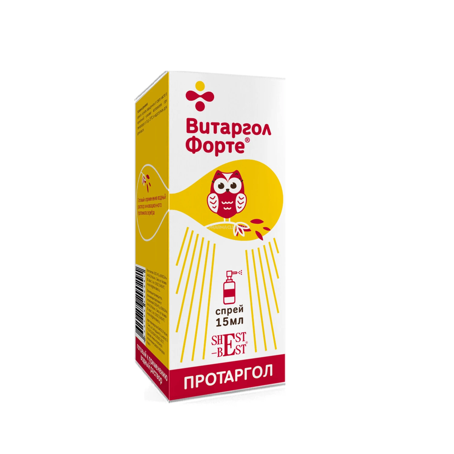 Витаргол Форте (Протаргол) спрей для горла 15 мл