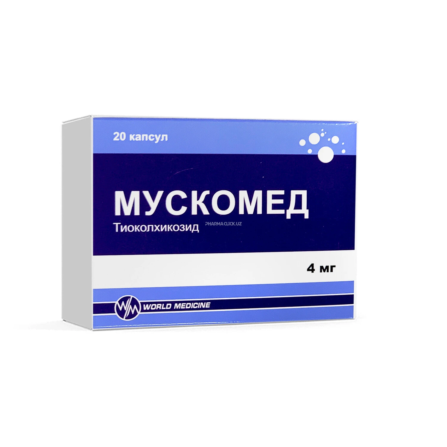 Muskomed kapsulalar 4mg №20