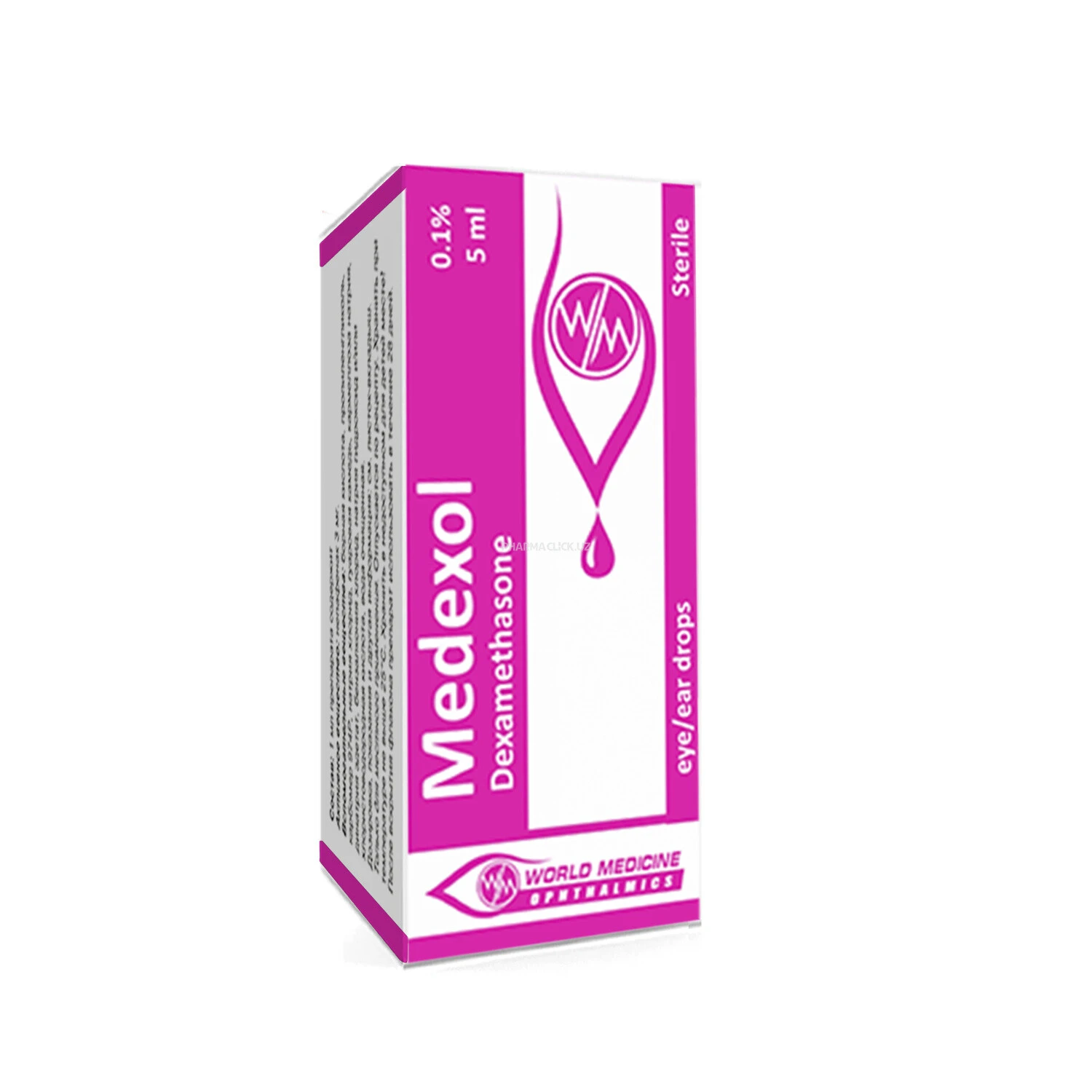 Medeksol ko‘z/quloq tomchilari 0.1% 5ml №1