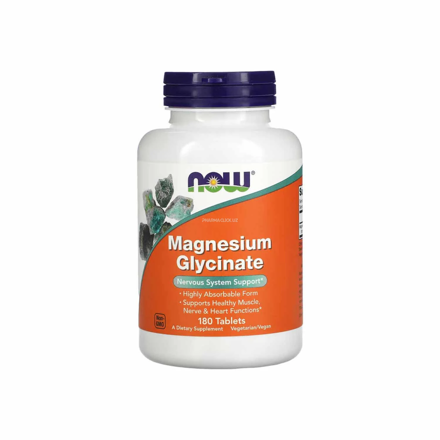 Now Foods magniy glitsinat 200 mg, 180 tabletka