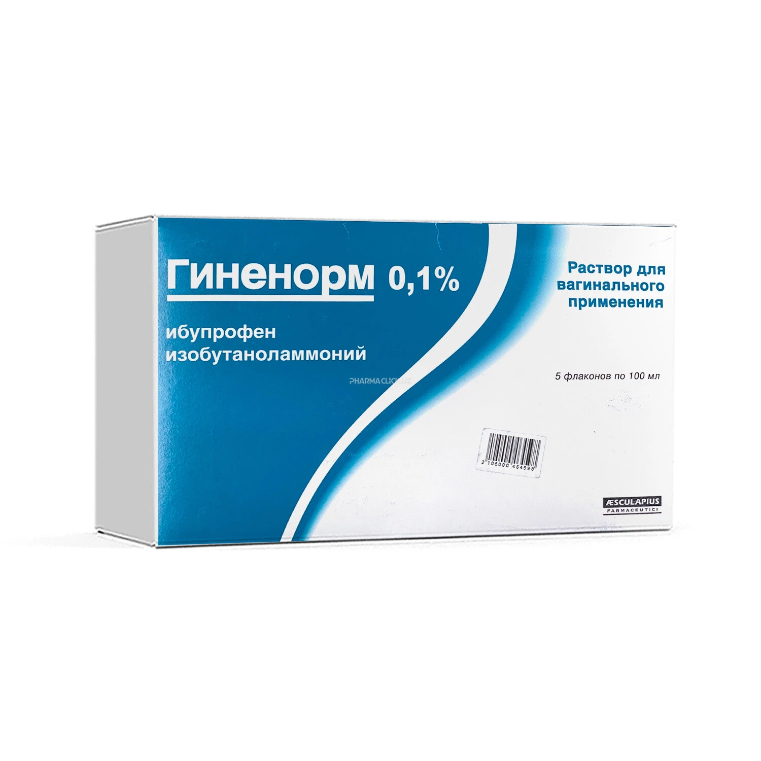 Гиненорм р-р ваг. 0,1% 100мл №5