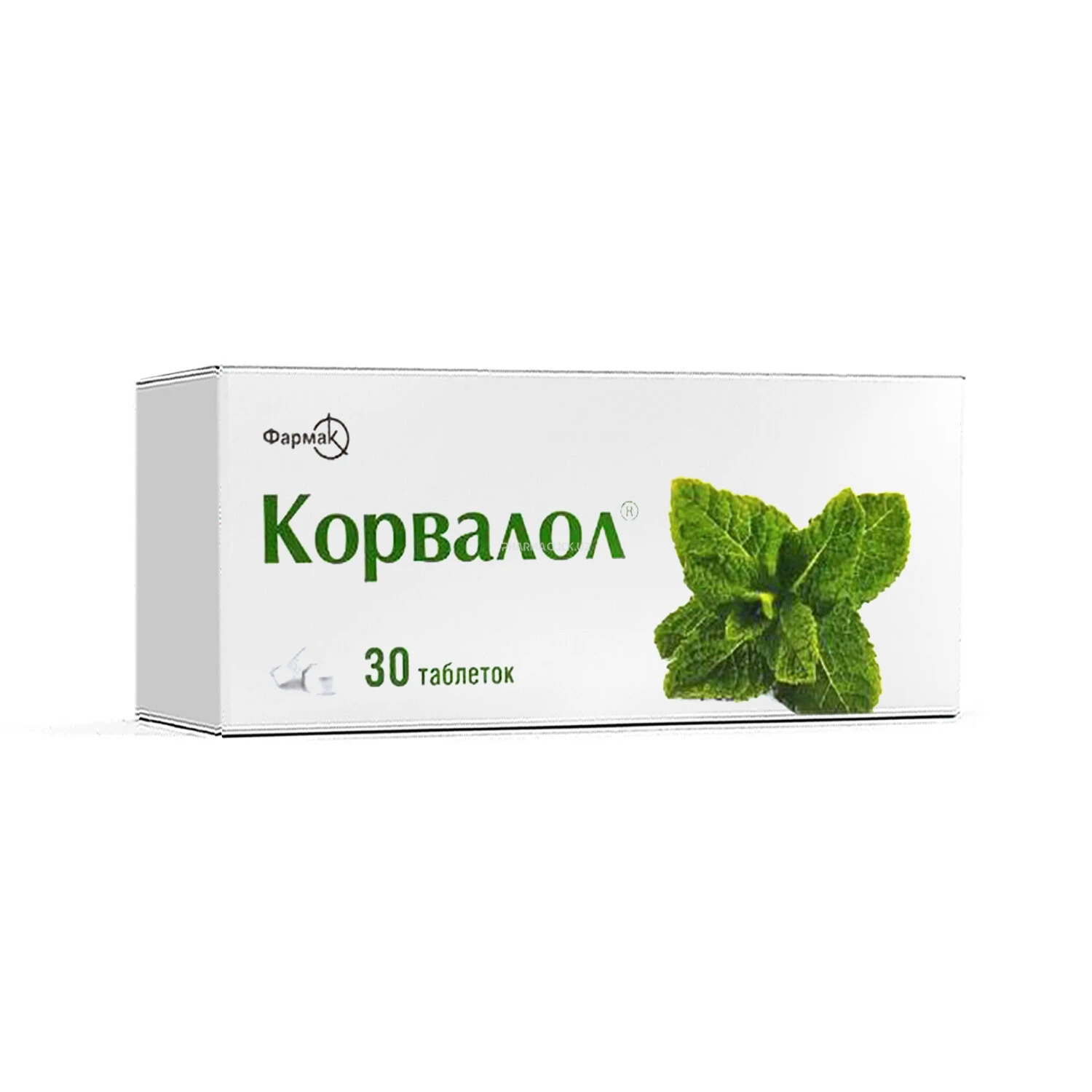 Korvalol tabletkalari №30