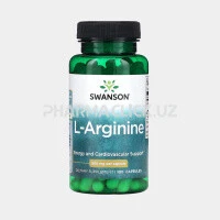 L-Arginine, 500 mg, 100 Cap