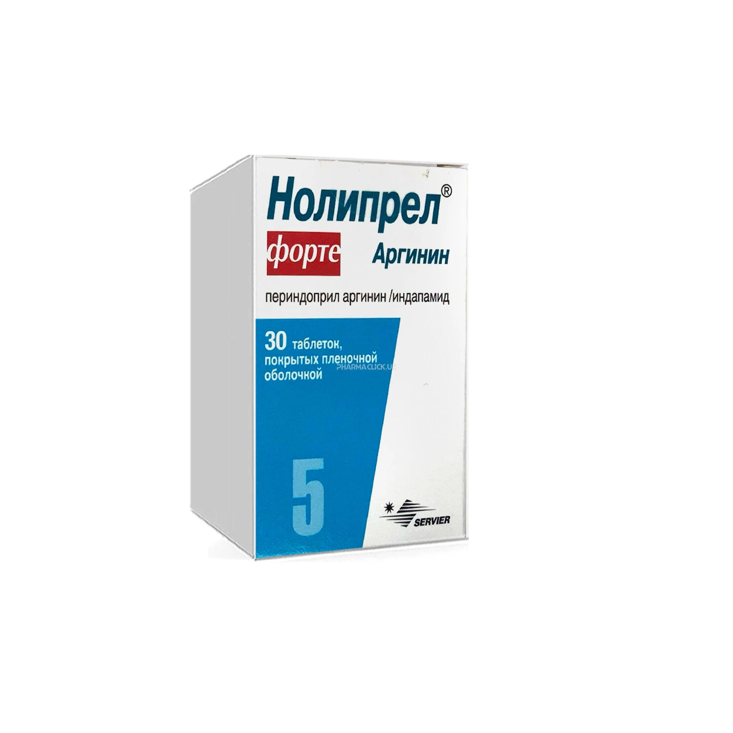 Нолипрел  Форте  Аргинин таб п/о 5 мг/1,25 мг №30