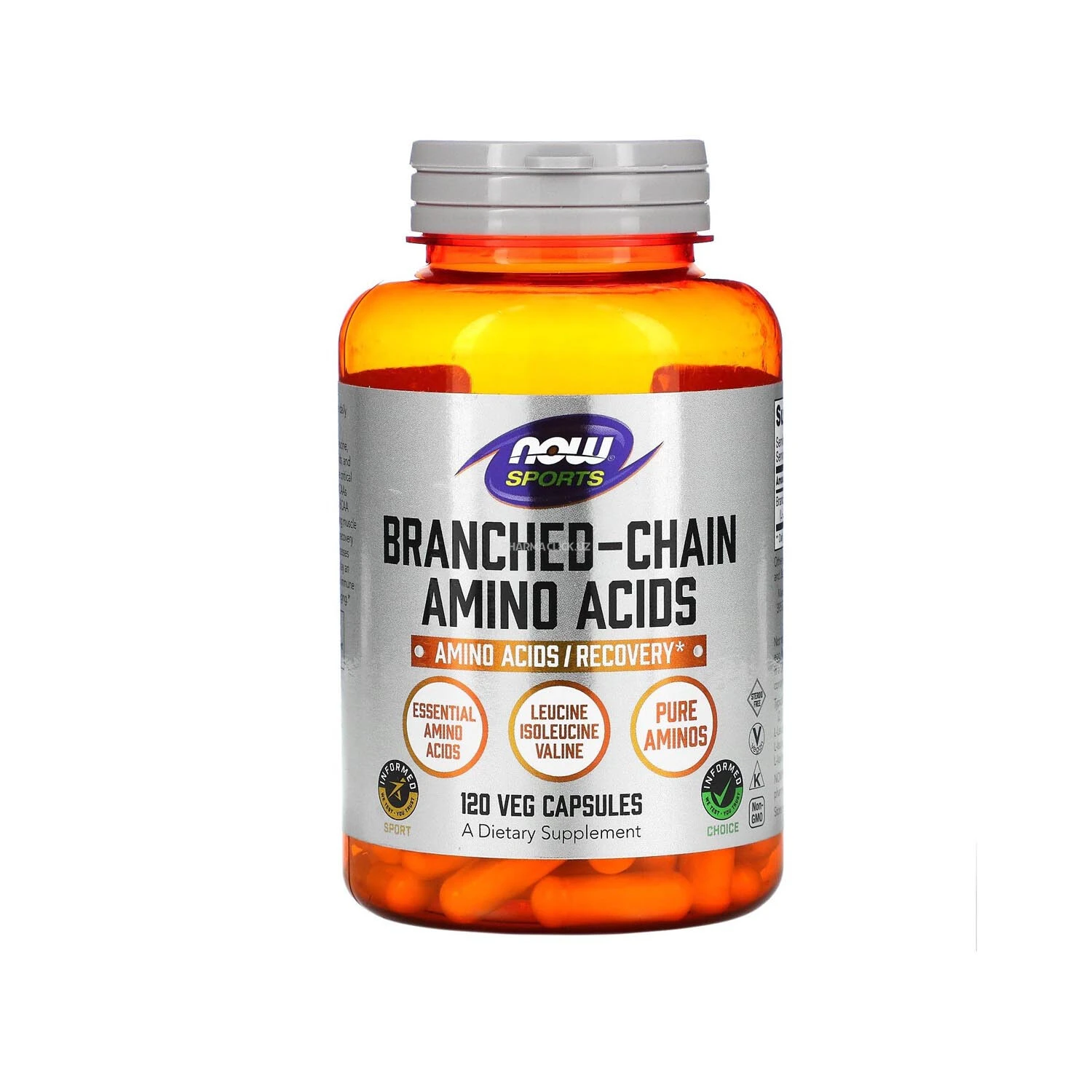 NOW Foods Branch-Chain Amino 120 kapsula aminokislotasi