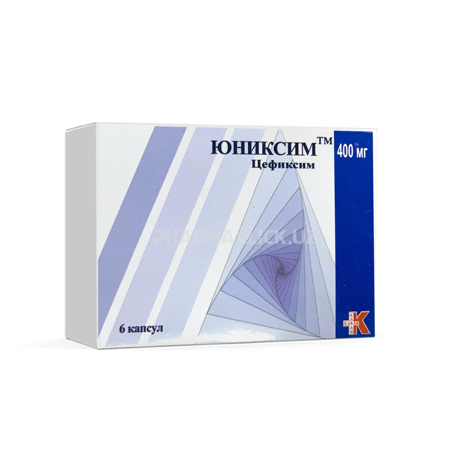 Юниксим кап. 400мг № 6 Юниксим кап. 400мг № 6