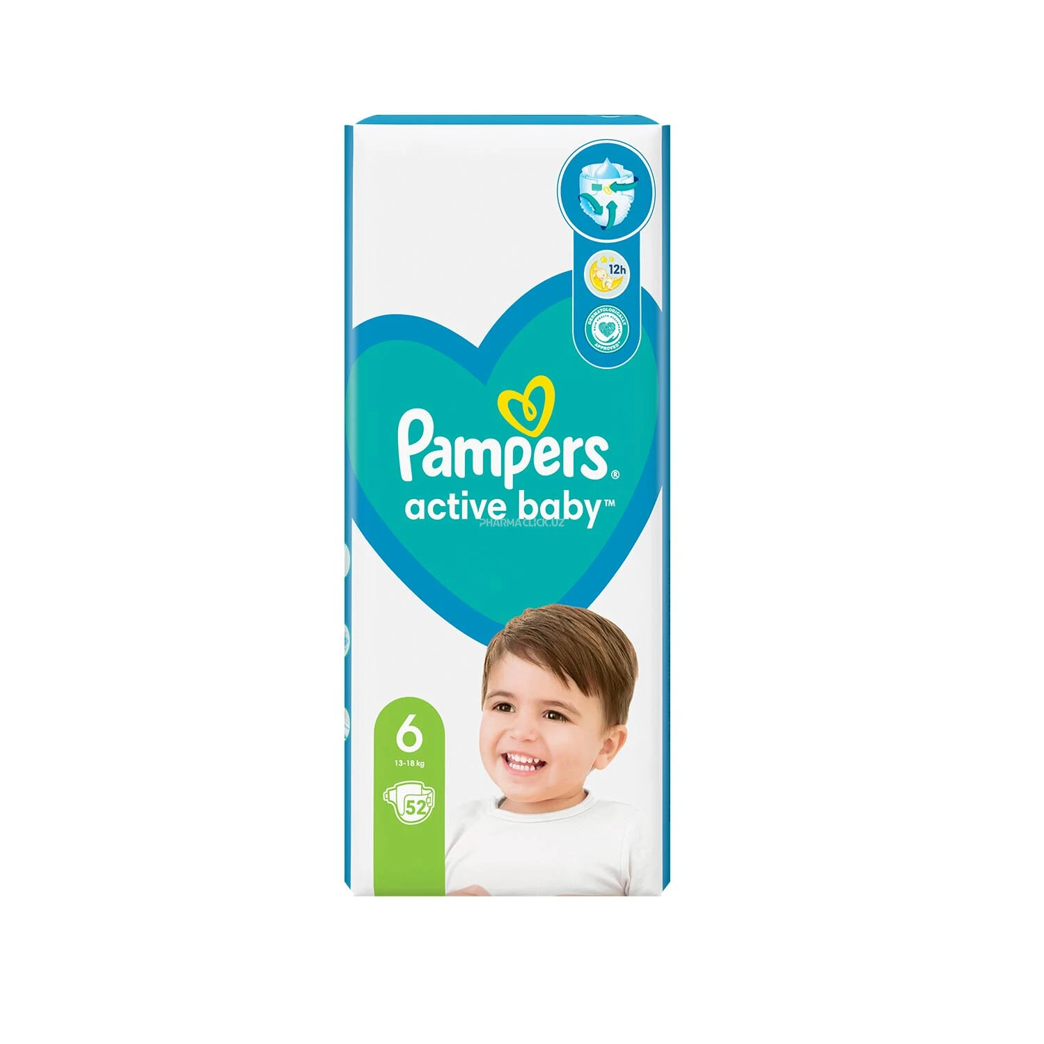 Подгузники Pampers Active Baby 6-52 шт