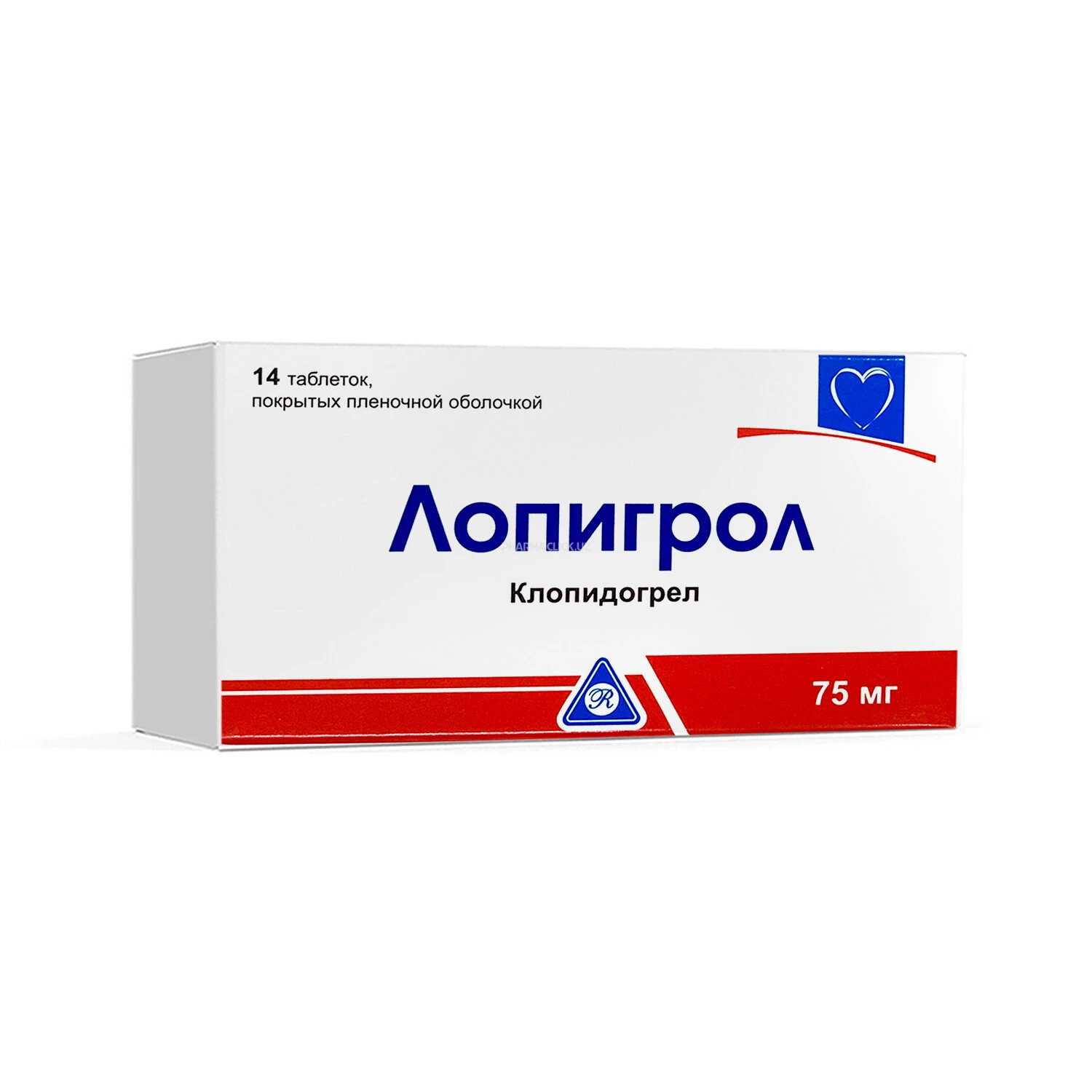 Лопигрол табл. 75мг. №14