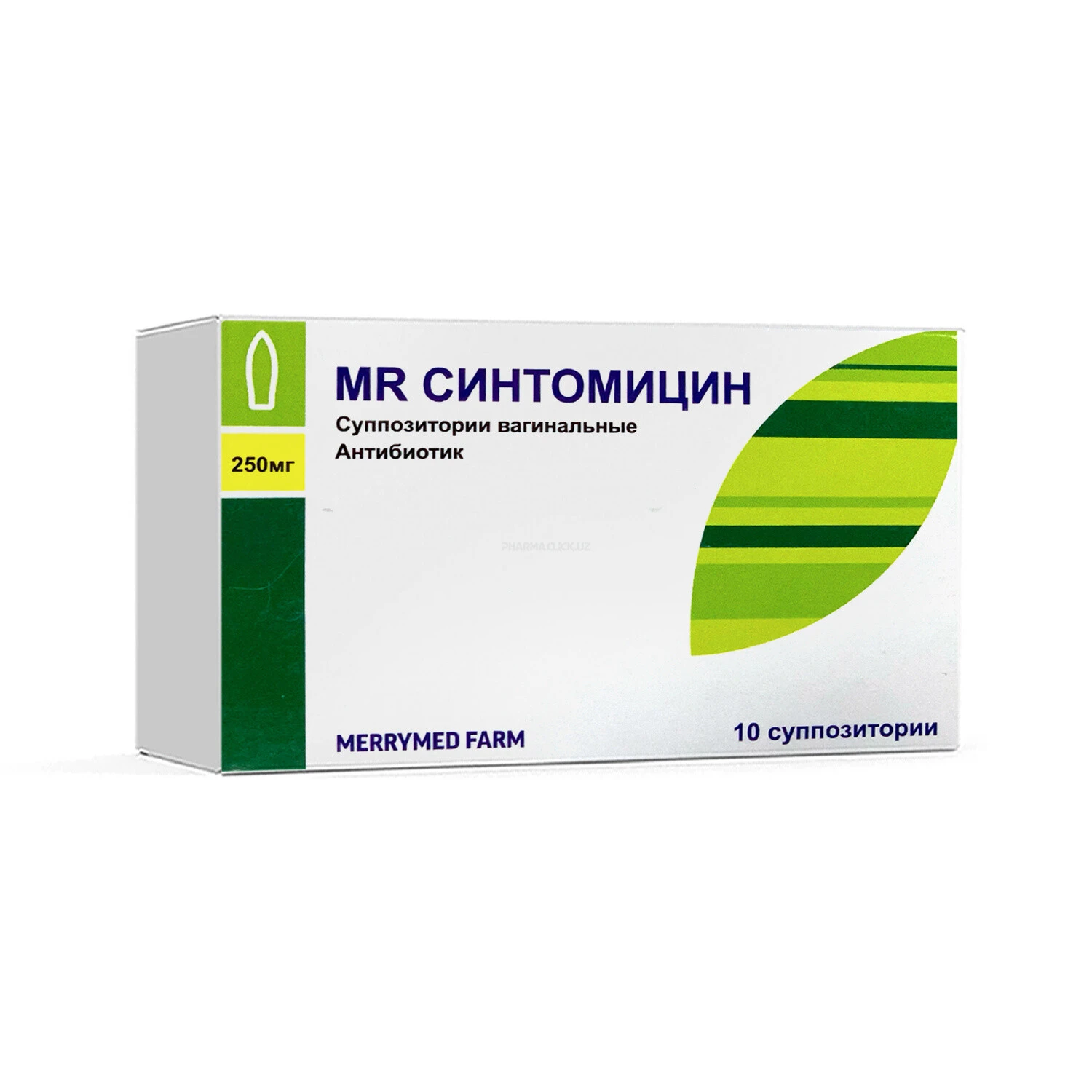 Синтомицин супп.ваг. 250мг №10 MR