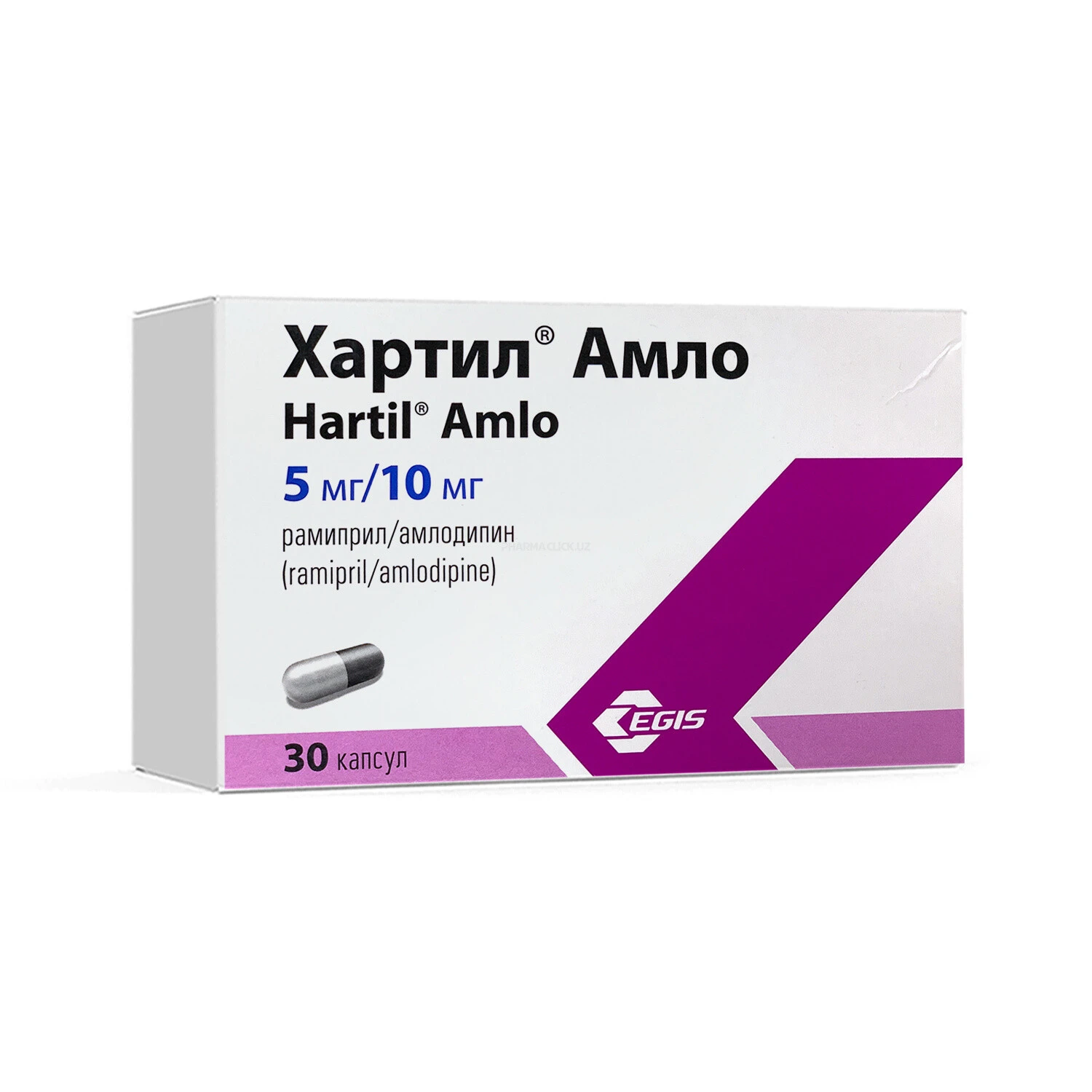Хартил Амло кап. 5/10мг №30 