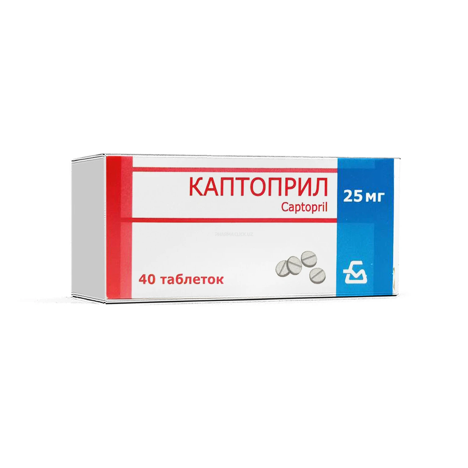 Kaptopril tab. 0,025 g №40