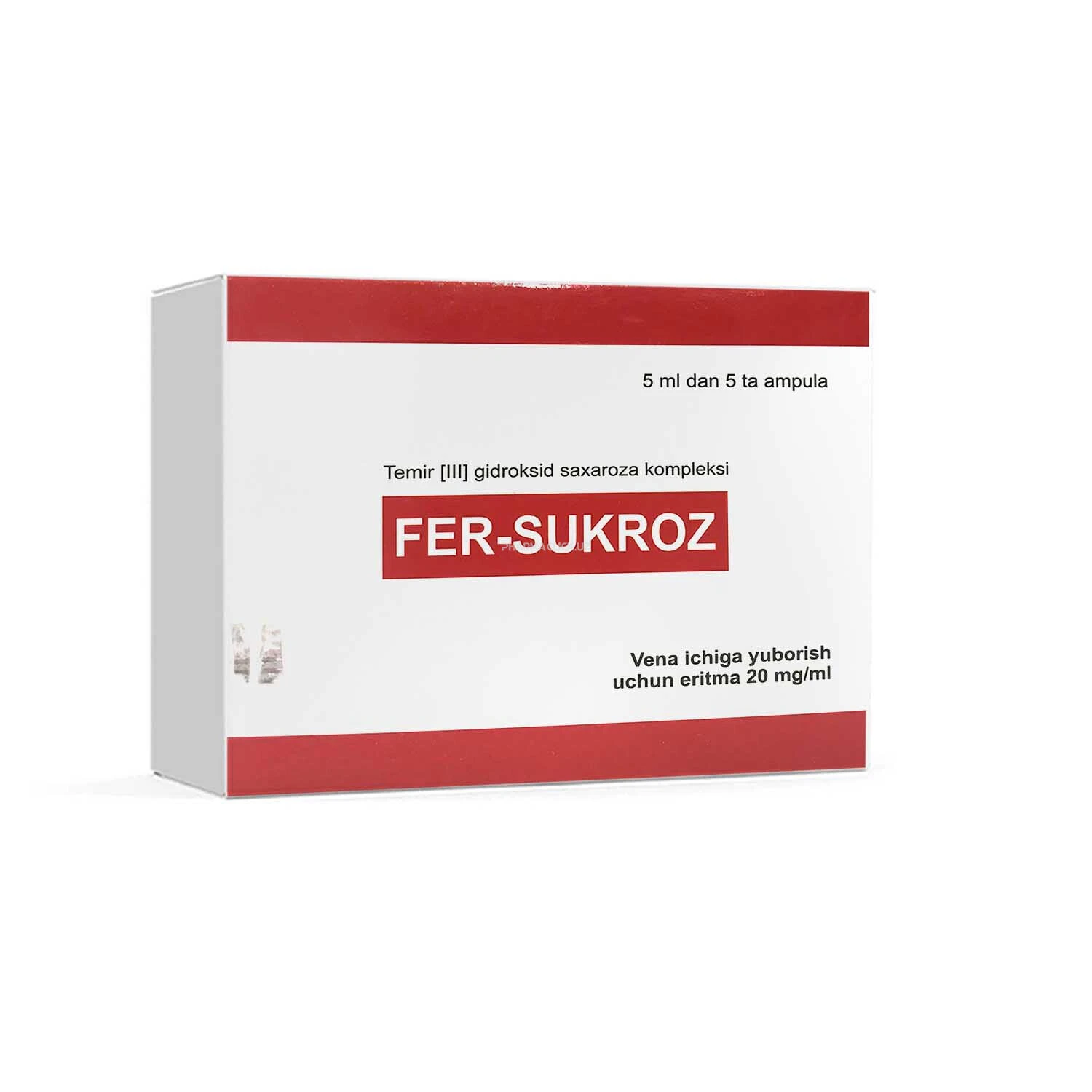 Фер-Сукроз амп.20мг/мл5мл№5 ЖелезоIII