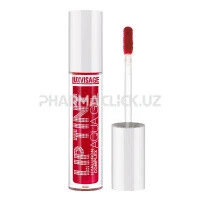 Тинт для губ LUXVISAGE Lip Tint Aqua Gel Hyaluron Complex, с гиалуроновым комплексом, тон 02