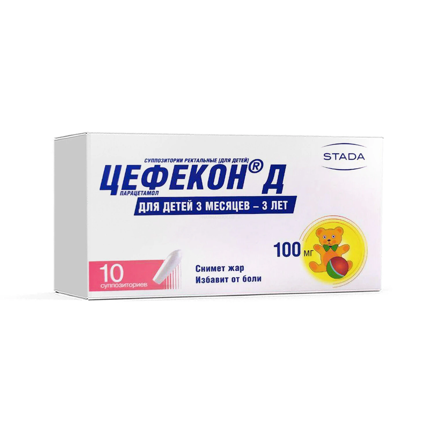 Sefekon D rek. supp. 100mg №10