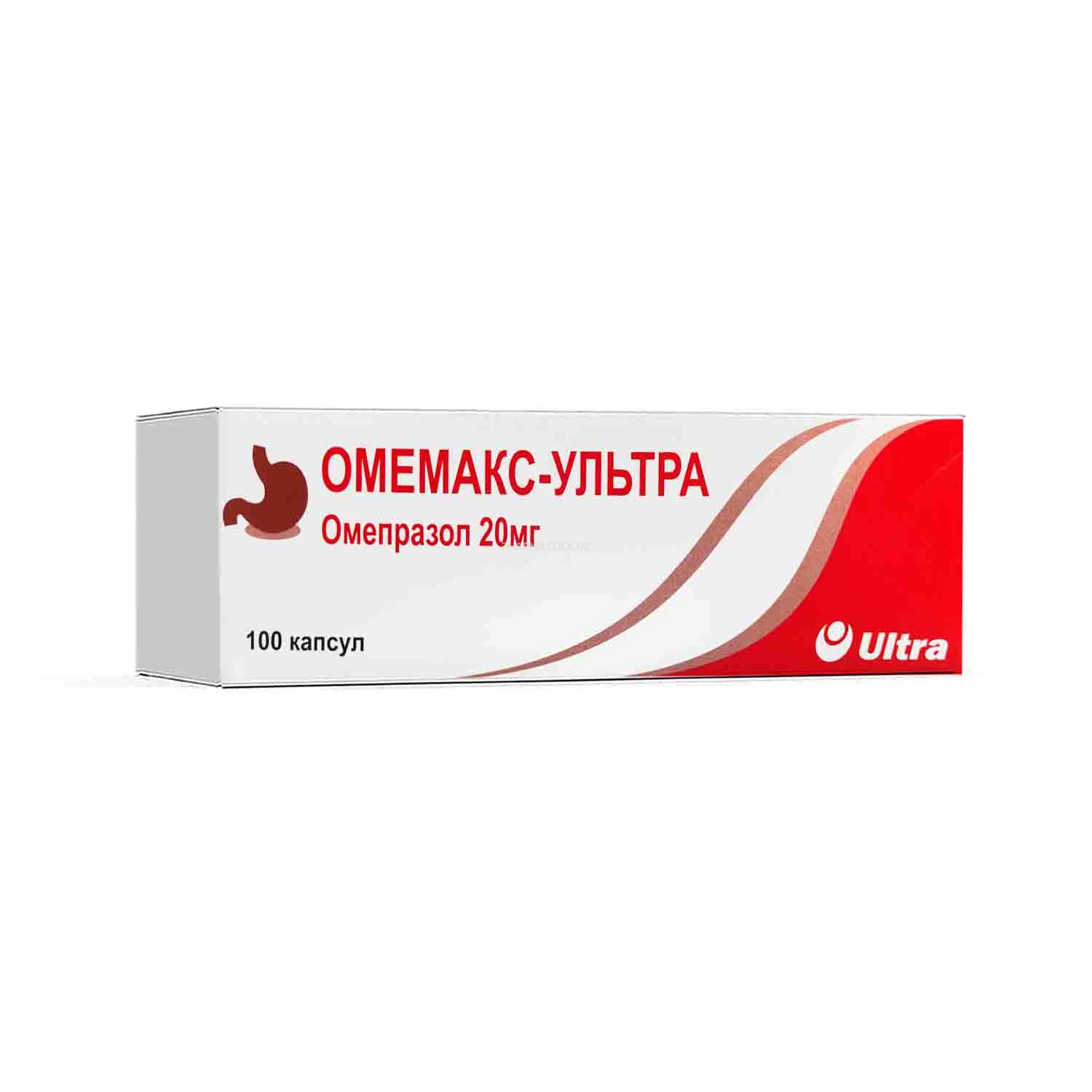 Омемакс -Ультра капс.20мг №10, блистер		