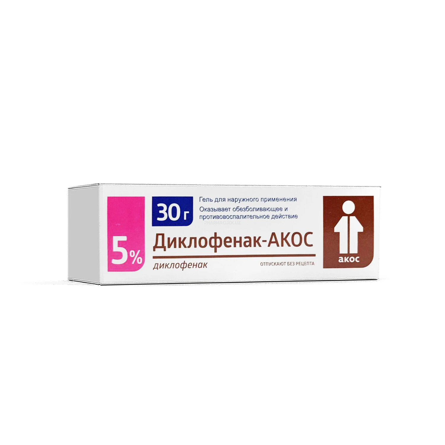 Диклофенак-Акос гель 5% 30г  