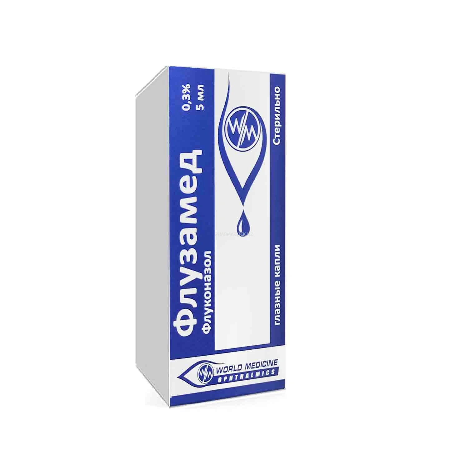 Флузамед глазные капли 0,3% по 5мл №1