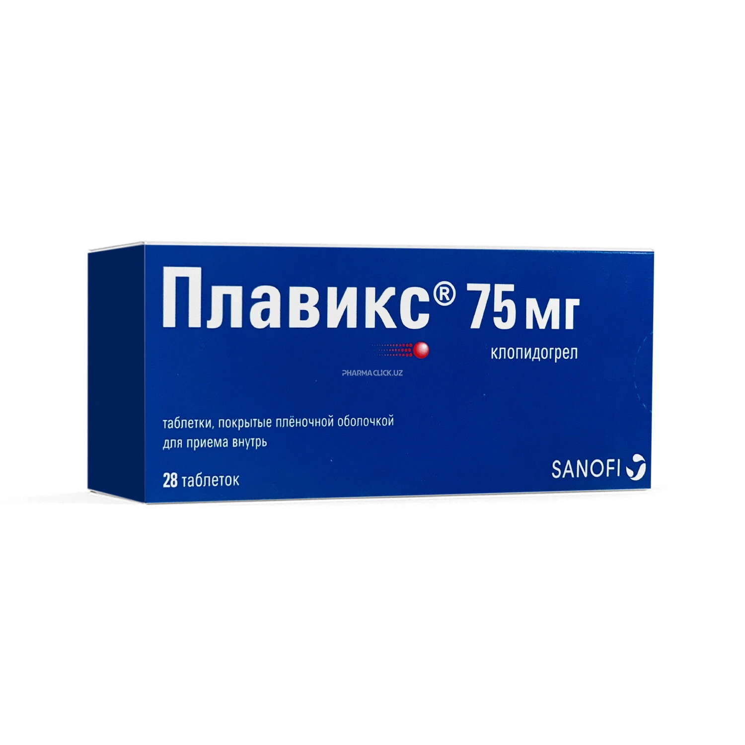 Plaviks tab. p/o 75mg №28