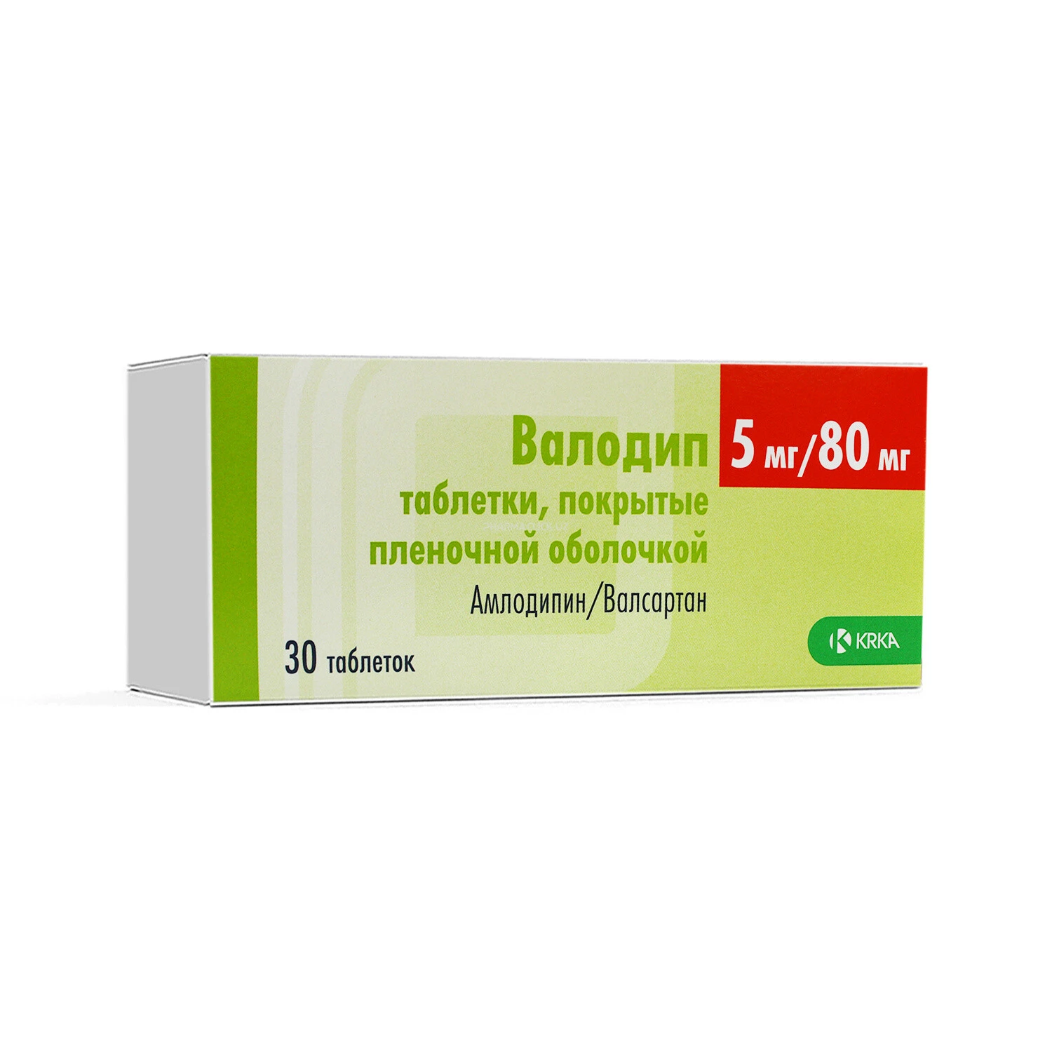 Valodip tab. 5 mg / 80 mg № 30