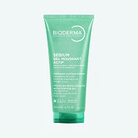 Очищающий гель Sebium Gel Moussant Actif, Bioderma,  200 мл
