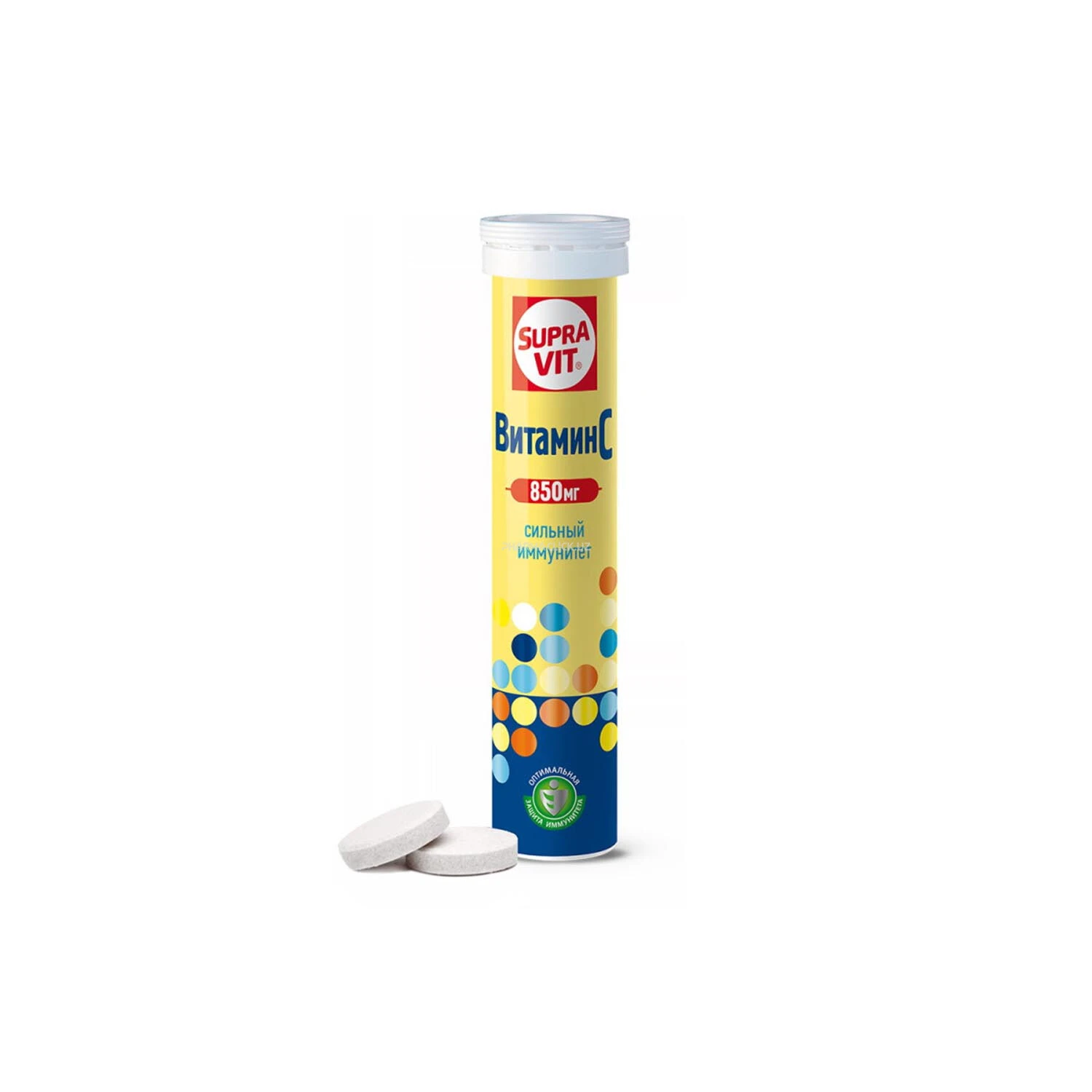 СУПРАВИТ Витамин С 850мг (SUPRAVIT VITAMIN C 850mg) шипучие табл . 4г №20