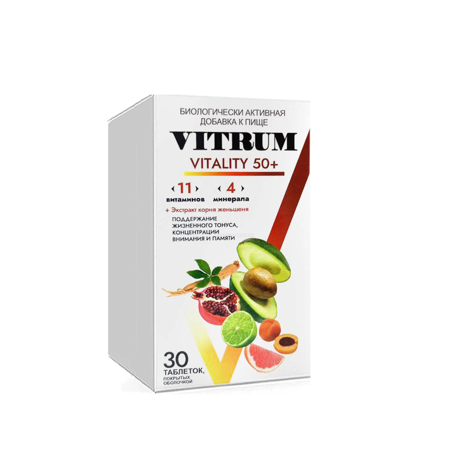 VITRUM VITALITI 50+ tabletkalar №30(1х30)