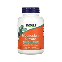 Цитрат магния NOW Foods,120 вегетарианских капсул