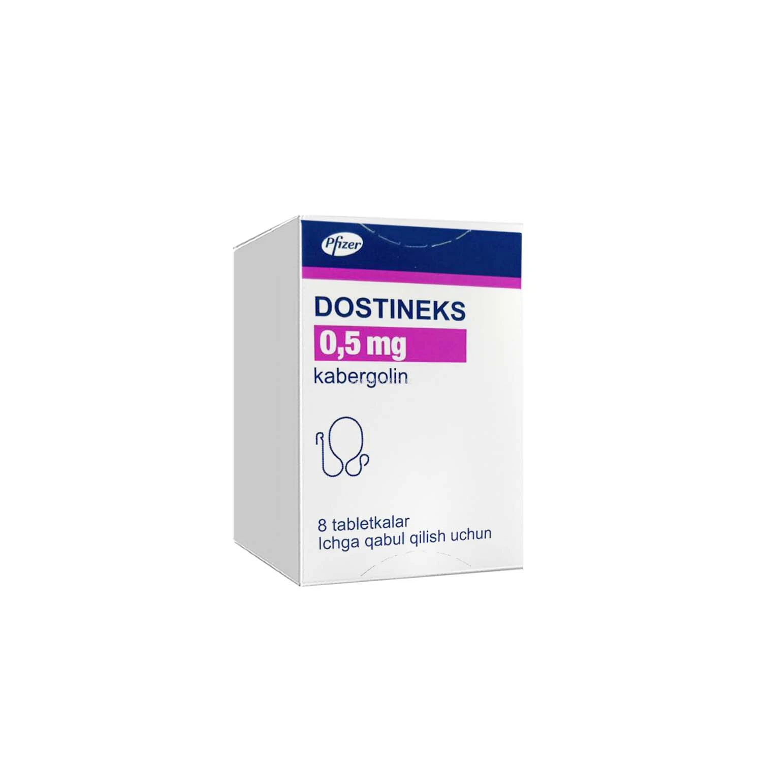 Dostineks tab. po 0,5 mg №8