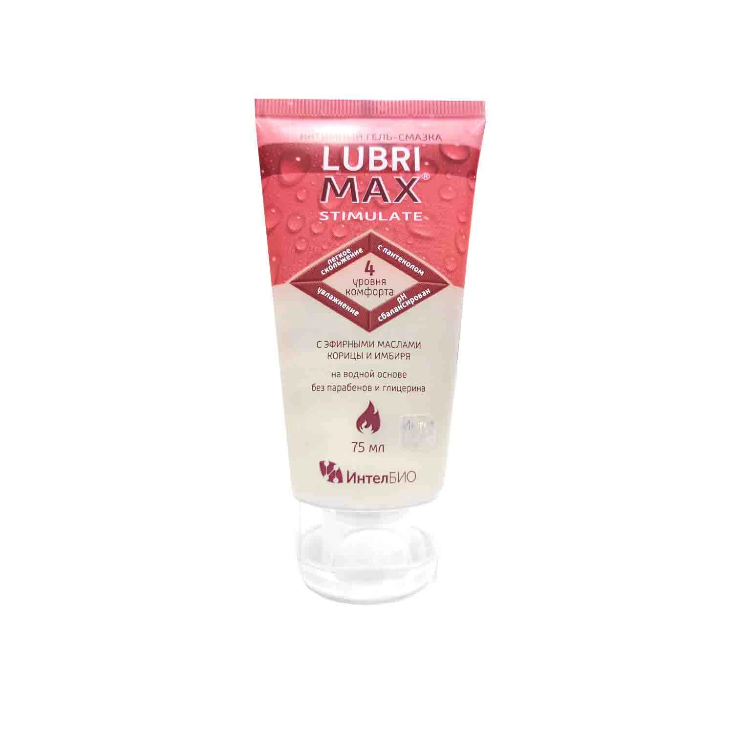 LUBRIMAX stimulate интимный гель-смазка для усиления возбуждения 75 мл (Королев фарм)