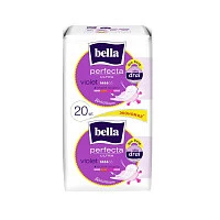 Shimib oladigan prokladkalar ko'p qatlamli yelim bilan. Bella Perfecta ULTRA VIOLET DEO FRESH, 20 dona qadoq ichida