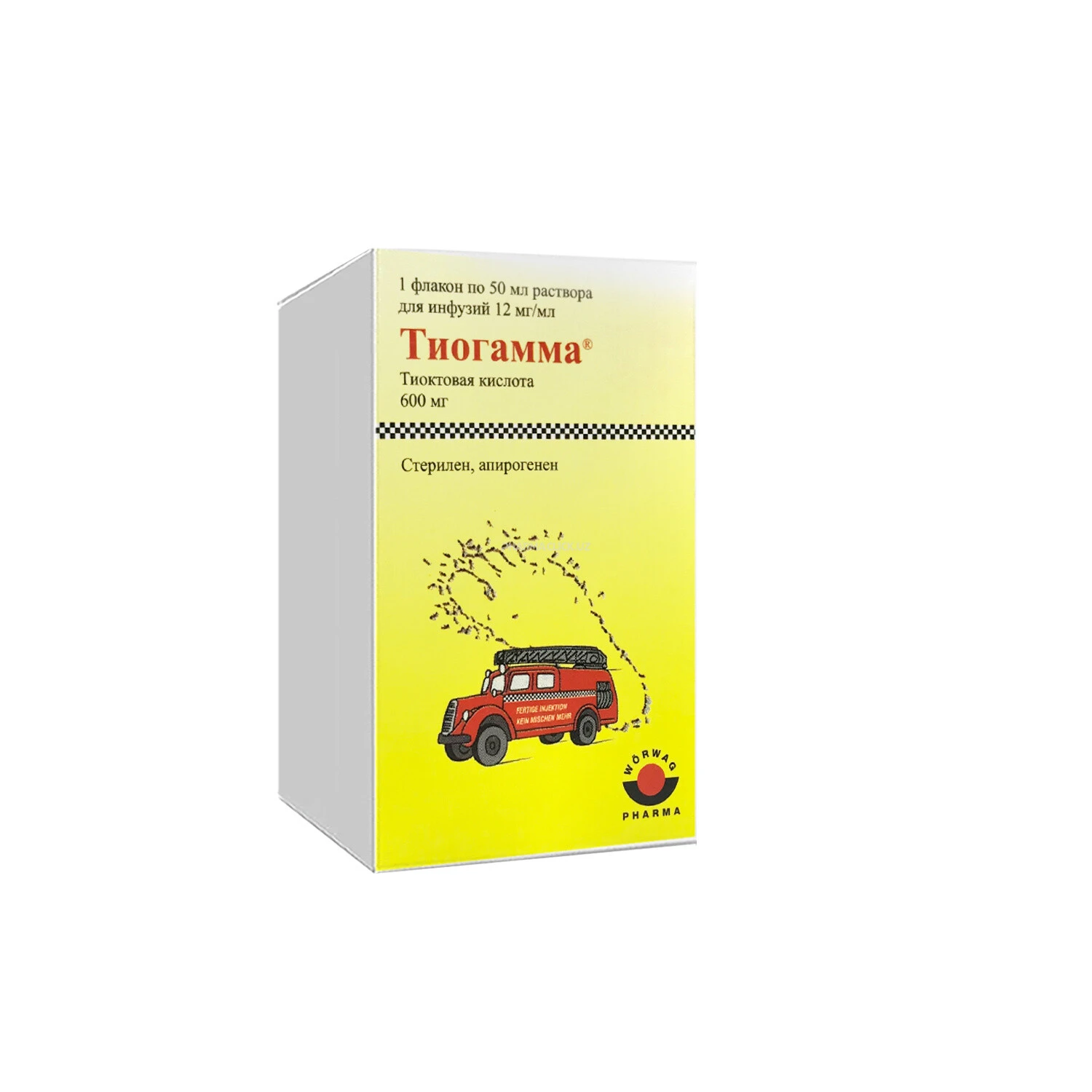 Тиогамма 12мг/мл 50мл №1
