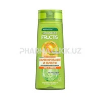 Шампунь для волос Garnier FRUCTIS Ламинирование и Блеск, 400 мл