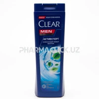 Шампунь Clear Мen активспорт освежающий эффект ментола