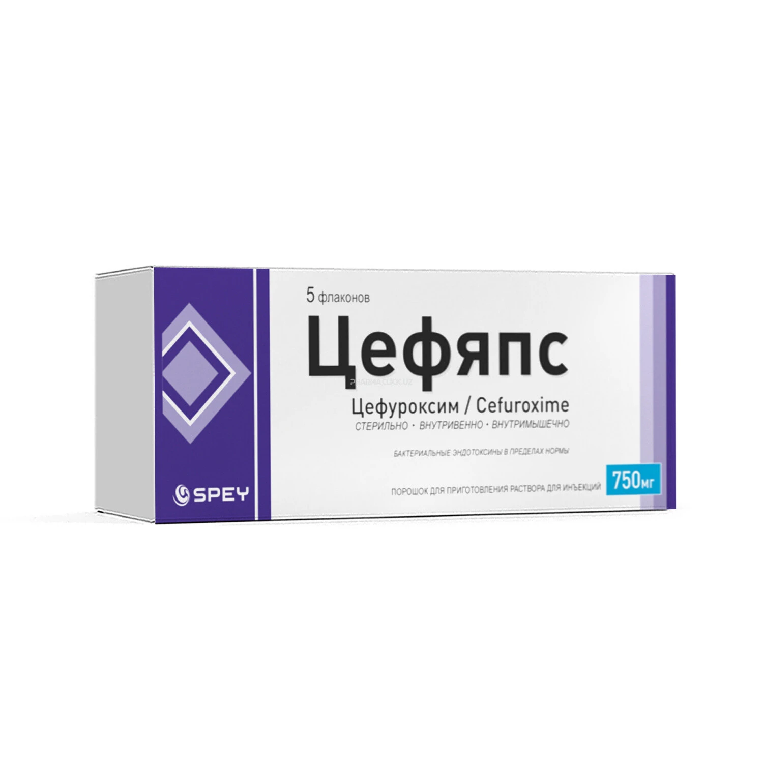 Цефяпс пор. д/приг. р-ра 750мг №5