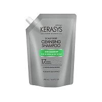 Шампунь для волос Kerasys Deep Cleansing Освежающий, уход за сухой и нормальной кожей головы 500 мл