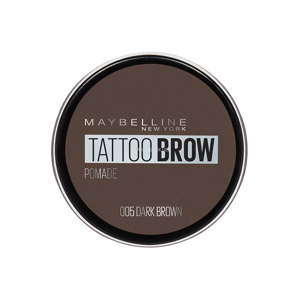 Maybelline BROW POMADE qoshlar uchun chidamli qalam, 05-tus, to‘q jigarrang, 3,5 g