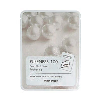 Маска для лица PURENESS 100 PEARL MASK SHEET 21 мл