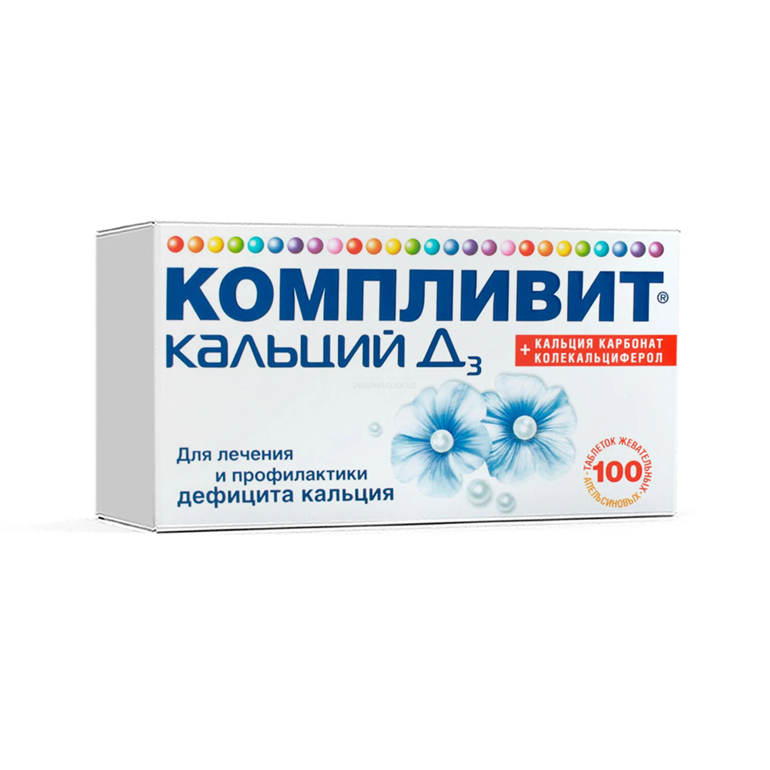 Komplivit kaltsiy D3 №100 (apelsin)