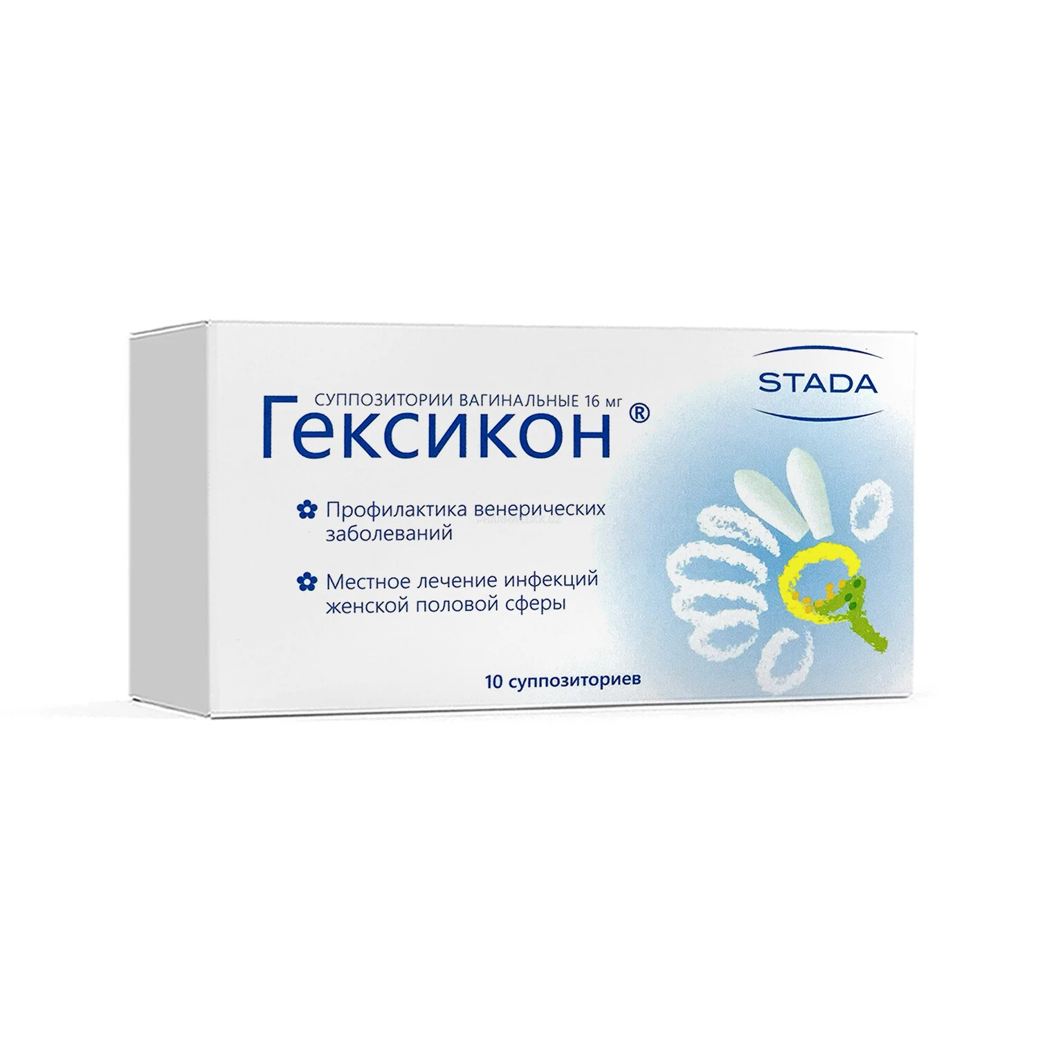Geksikon qin shamch. 16mg №10 (Nijfarm)