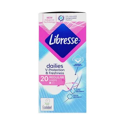 Libresse Normal Multi kundalik qistirmalari, 20 dona