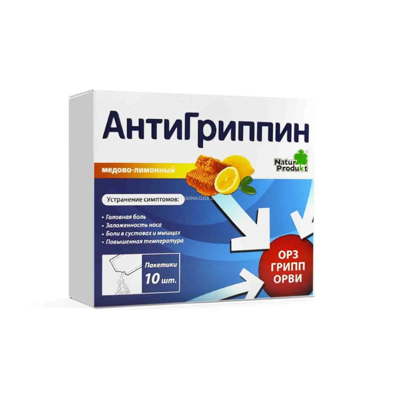 Antigrippin kukuni asal va limon 5g №10