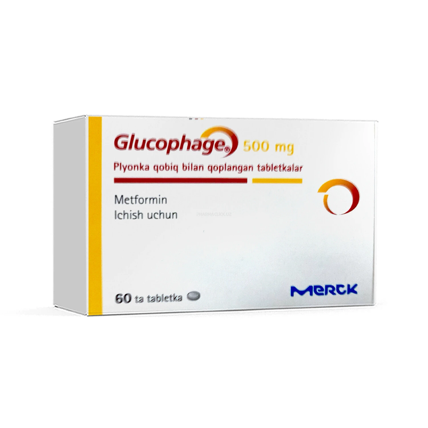 Glyukofaj tab 500 mg № 60
