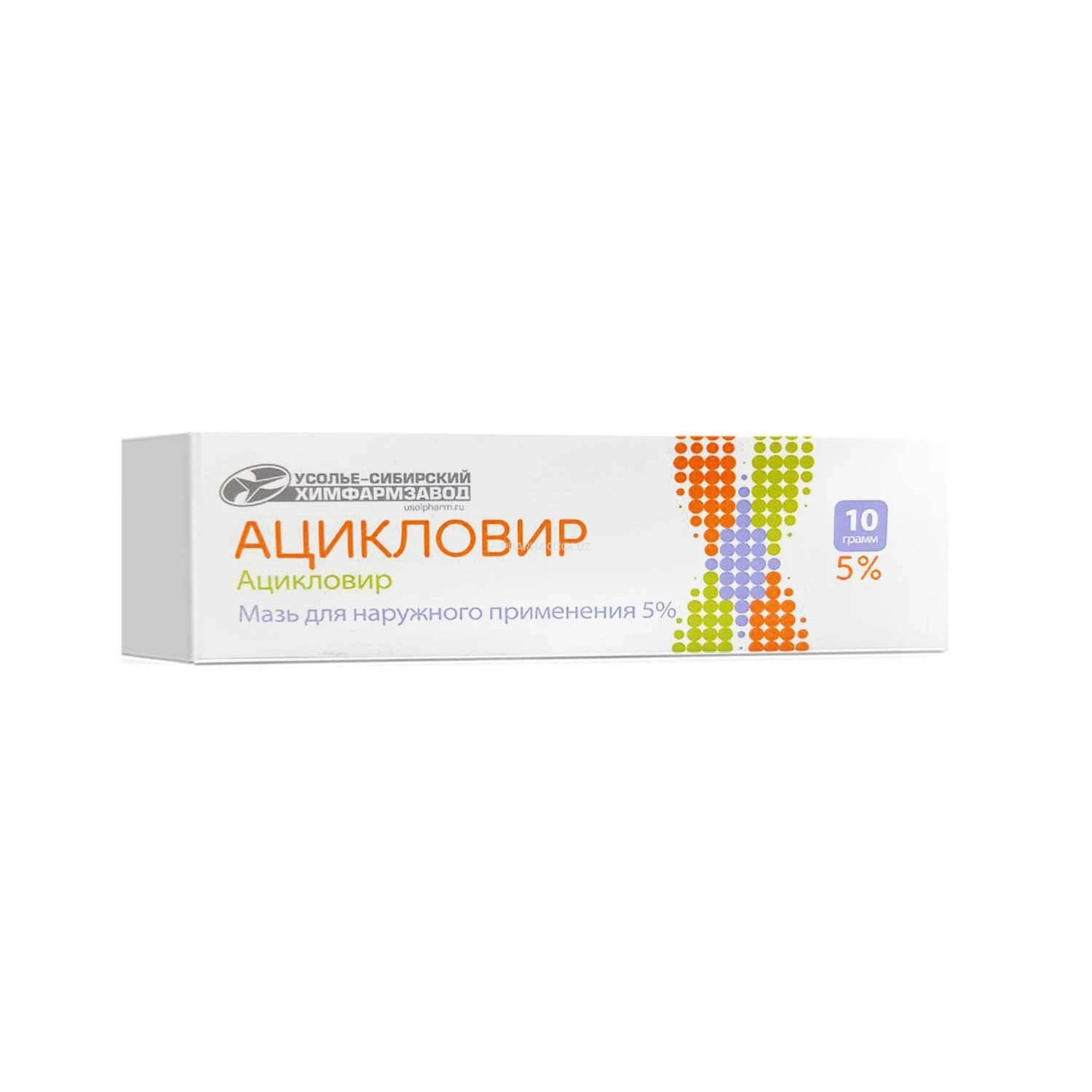 Atsiklovir surtma 5% 10g Usol'ye