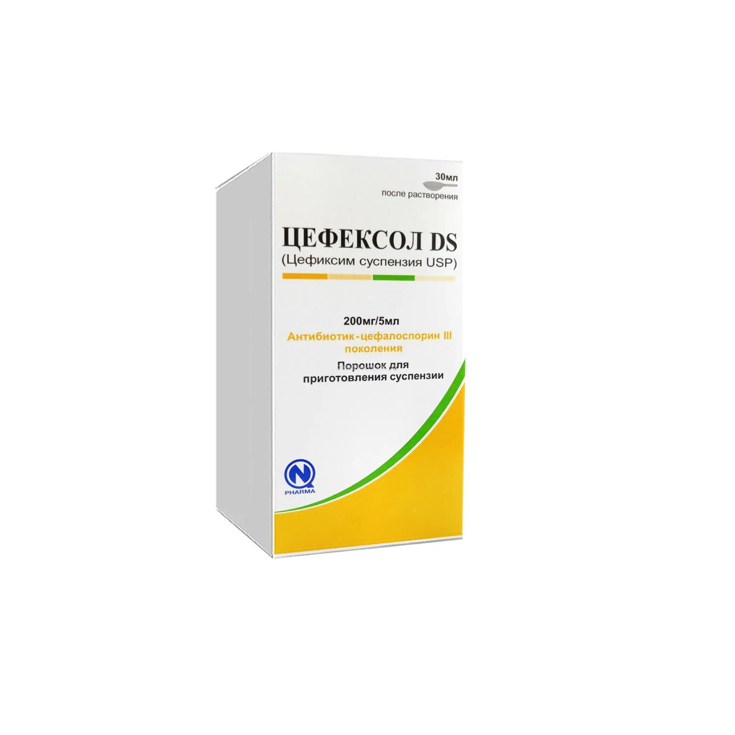 Sefeksol DS kukun 200mg/5ml (Sefiksim)