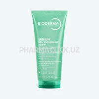 Очищающий гель Sebium Gel Moussant Actif, Bioderma,  200 мл