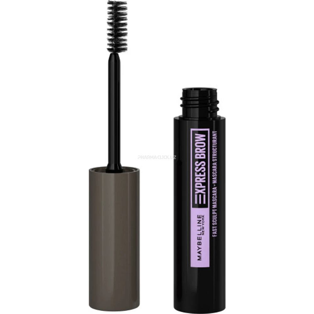 Maybelline New York Express Brow Fast Sculpt qosh uchun tushi, 04-son jigarrang tus, 3,5 ml